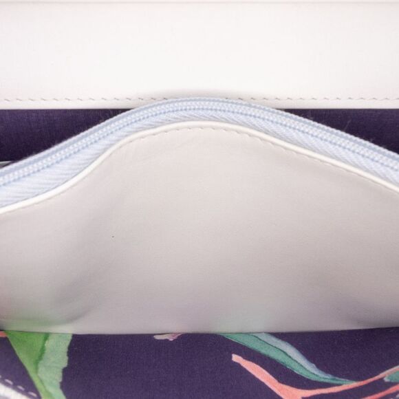 Chanel Cc Quilted Canvas Jungle Jeans Wallet On Chain - Picture 6 of 10